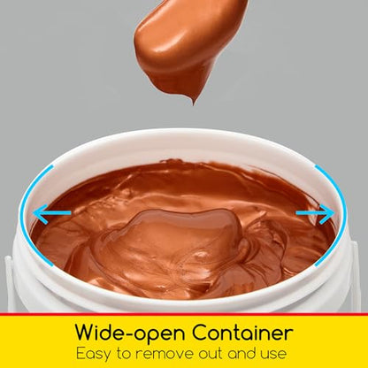 MEEDEN Metallic Copper Acrylic Paint: 1L /33.8oz Copper Paint Gloss Finish - color: Copper, size: 33.8 Fl Oz (Pack of 1)