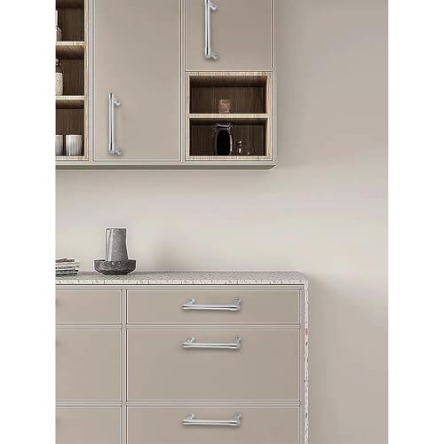 10 Pack Polished Chrome Cabinet Pulls,4 Inch(102mm) Hole Centers Cabinet Handles Kitchen Hardware for Cabinets and Drawer - color: Polished Chrome, size: 4"(102mm) hole center