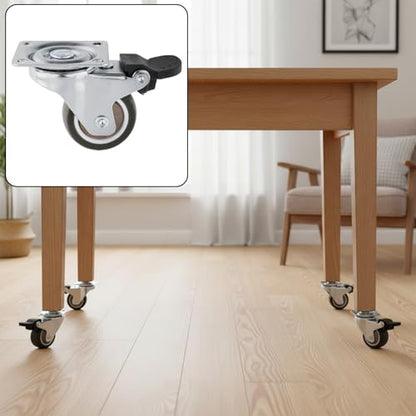 Semetall Caster Wheels 1.5Inch 360 Degree Set of 4 - style: A-150