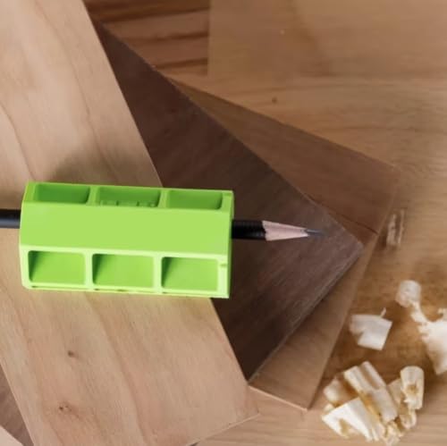 1Pc ABS Multi Function Woodworking Scriber Precision Marking Ruler Tool