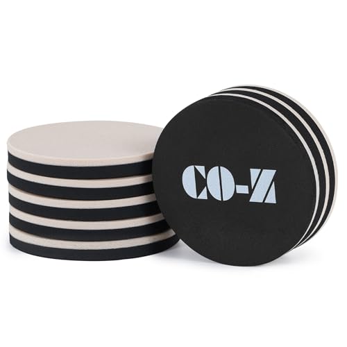 CO-Z 8pcs Felt Furniture Sliders for Hardwood Floors, 3 1/2 in Reusable Furniture Pads, Heavy Furniture Movers Sliders for Hard Surfaces, Thick Moving Pads Floor Protectors for Vinyl Tile Floors - size: 3 1/2" Round-8 Pack, Felt