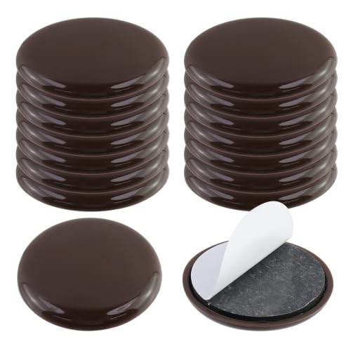 Furniture Sliders Heavy Duty 2" Chair Sliders for Wood Floors - color: Round Brown