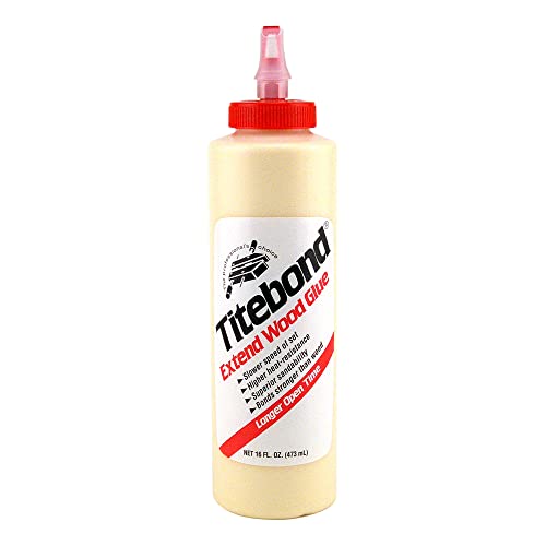 Titebond Extend Wood Glue 16 Oz. – Slow-Set Adhesive – 9104 - size: 16 fluid ounces, style: Titebond I