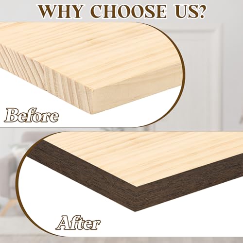 uxcell 1-1/2 Inch x 26ft Wood Veneer Edge Banding, Pre-Glued Flexible Eucalyptus Edging Strips, Iron on with Hot Melt Adhesive Wood Tape for Cabinet Repair and Furniture Restoration - size: 1-1/2 Inch x 26ft