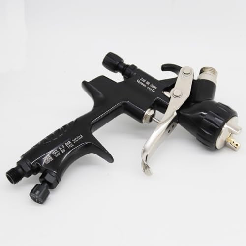 HVLP Air Spray Gun with 1.3/1.7 mm Nozzles, Gravity Feed Spray Paint Gun with 400/600ml Cup, Professional Automotive Spray Gun Kit, Spray for Car Paint, Furniture, Primers, Varnishes and Top Coats