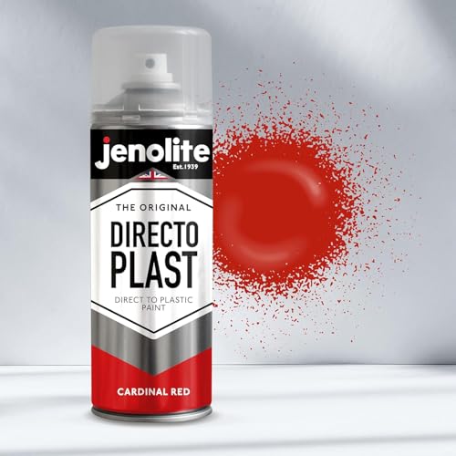 JENOLITE Directoplast Gloss Finish Aerosol, Cardinal Red 1x13.5oz - color: Cardnial Red