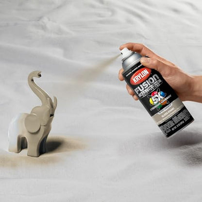 Krylon Rust Preventative Spray Paint, Khaki, Gloss, Solvent, 12 oz K02713007-1 Each - color: Khaki, size: 1 Count (Pack of 1), style: Gloss