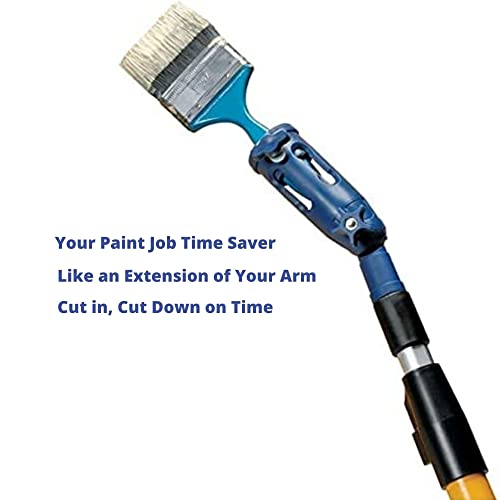 Premium Paint Brush Extender Multi-Angle Function, Professional Grade, High Corner Painting Tool, Extension Pole Attachment for Painting High Spots
