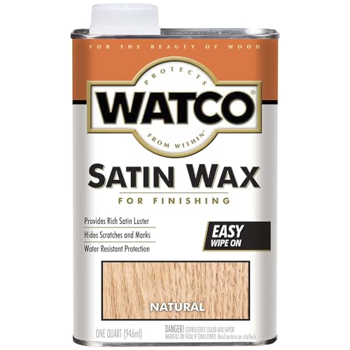 Rust-Oleum 67041 Watco Satin Finishing Wax, 1 Qt