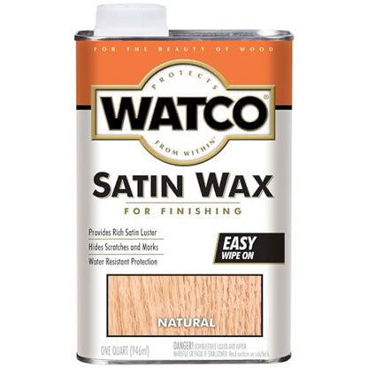 Rust-Oleum 67041 Watco Satin Finishing Wax, 1 Qt