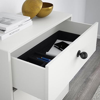 Amerdeco 10 Pack Matte Black Cabinet Knobs - color: Matte Black, size: Single Hole (1" Diameter)