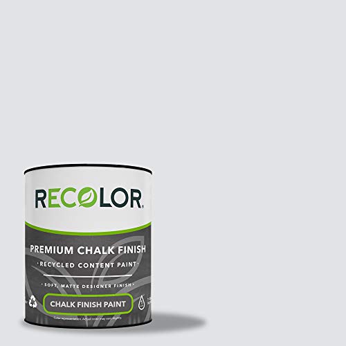RECOLOR Eco-Friendly Interior Chalk Paint, Matte Finish, 1 Quart, Peace - color: Chalk - Peace, size: 32 Fl Oz (Pack of 1)
