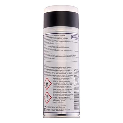 Bartoline Chalkboard Spray Paint, Black, 13.5 oz [3 Pack] - Matt Finish Writable & Wipeable Multi-Surface Coating for Wood, Metal & Plastic Fast-Drying for Home, Office, Classroom & Retail - 400 ml - size: 13.5 Ounce (Pack of 3)