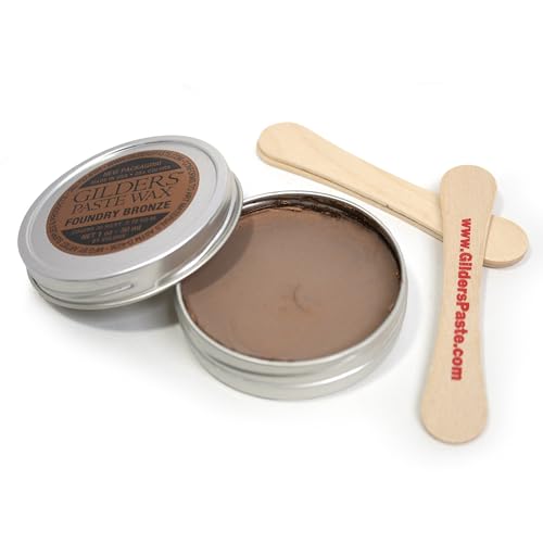 paste, Gilders paste wax 1 ounce canister, gilders wax paste 30 ml canister (FOUNDRY BRONZE)
