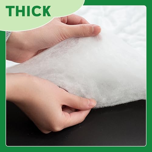 HOMBYS Upholstery Batting Medium Thick, Quilt Batting by The Roll, Dacron Upholstery for Keeping Your Cushion Fluffy (24in*5Yards) - size: 24in*5Yards