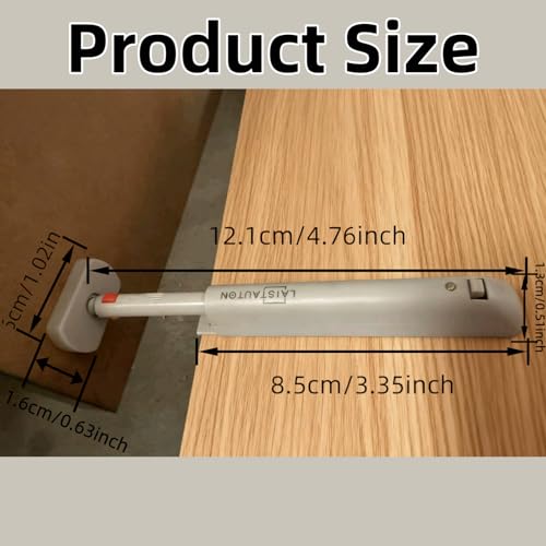 8 Sets Push Open Door Latch Touch Latches Push Latch Damping rebounder for Cabinet Hardware Release Latch Kitchen Drawer Push Catch Press Out Latch