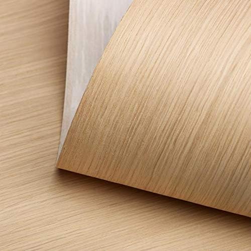Edge Supply White Oak Rift Wood Veneer Sheet, 24” x 48”, Peel and Stick, “A” Grade Veneer Face, Easy Application with 3M Self Adhesive Oak Veneer Sheet, Veneer Sheets for Restoration of Furniture