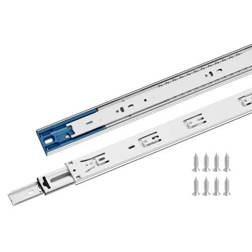 Goldenwarm 10 Pair 20 Inch Soft Close Drawer Slides - size: 20 Inch, style: 10 Pair