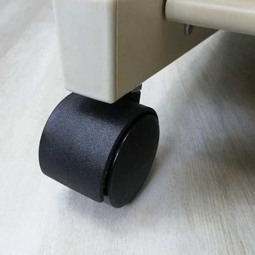 Shepherd 2" Smooth-Rolling Twin Wheel Office Chair Casters, Dual-Wheel Swivel Caster Wheels for Office Chairs, Set of 2, Black - style: 2" wheel, 5/16" x 1-1/2" grip-neck stem