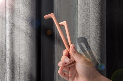 Goo-Ki Antique Copper Cabinet Pulls with 5''(128mm) Hole Centers,Retro Style Zinc Alloy Cabinet Pulls for Drawer,Cupboard, Wardrobe,24 Pack - color: Antique Copper, size: 5'' Hole Centers