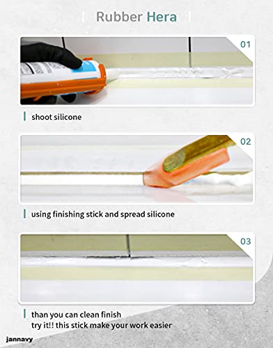 Hand-operated Caulk Finishing Tool Set - 4 Sizes, Sculpt, Level, Smooth Out