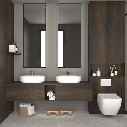 Dark Wood Contact Paper for Countertops Peel and Stick Wallpaper - size: 16" x 78"