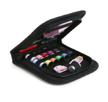 CraftLab Sewing Kits Best Mini Travel Sewing Kit - Portable Emergency Set with Needles, Thread, Scissors + Ebook