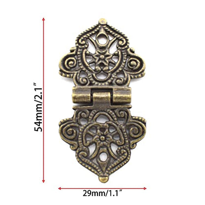 Antique Mini Folding Hinges Retro Bronze