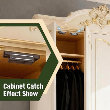 Cabinet Magnet Latch Jiayi Door Magnetic Wardrobe Catch - color: Brown