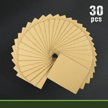 1/4 Sheet Sandpaper 4.5 x 5.5 Inch Palm Sander Paper 30PCS 60 Grit Sanding Sheets for Palm Sanders Sand Paper for Woodworking,Automotive,Metal - style: 60grit