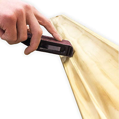 Milescraft 1607 SandDevil1.5 Hand Sander with 1.5" x 12" Sandpaper Belt - size: 1.5" x 12"
