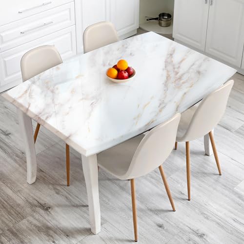 rabbitgoo Glossy Marble Contact Paper Peel and Stick, 17.5" x 78.7" - color: Glossy, size: 17.5" x 78.7"
