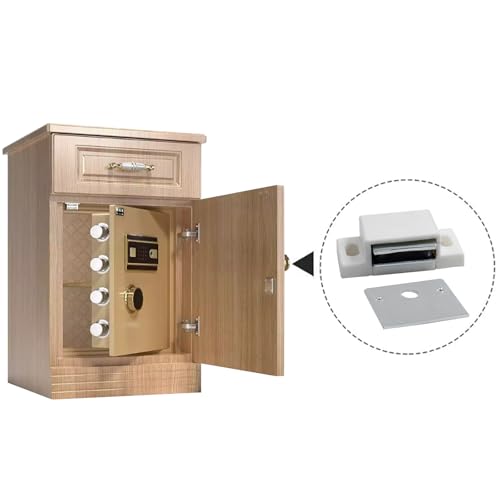 Litoexpe 6 PCS White Magnetic Door Catch - color: White