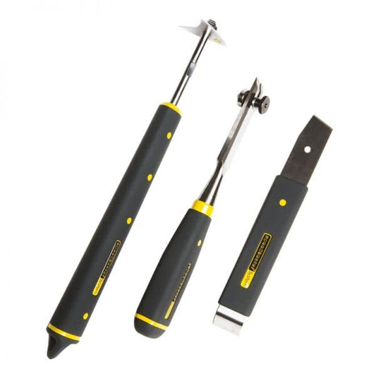 Speedheater Window Tool Kit - Heavy-Duty Swedish 3pc Tool Bundle - Scrape Windows and Furniture - Remove Putty with Putty Chisel and Scraper - Restore Historic Woodwork and Windows
