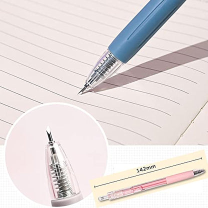 6pc Knife Pen Craft Cutting Tools, Pen Knife for Crafts, Creative Retractable Hobby Knife Pen, Exacto Knife Pen Cute, Thin Blade for Art Paper Scrapbook, Paper Pen Cutter, Pen Cutter Tool