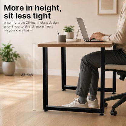 31"W×28"H Heavy Duty Metal Table Legs for Dining Tables, Rectangle, 2 Pack - size: 28"×31.5" Rectangle
