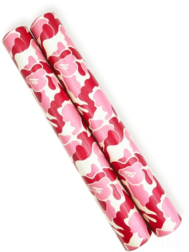 Self-Adhesive Vinyl Pink Camouflage Contact Paper Peel and Stick Camouflage Wallpaper for Walls Cabinets Furniture Door Classroom Arts Crafts Removable 17.7x117 Inches - size: 17.7"W x 117"L