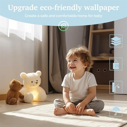 Dimoon 17.7''x118'' Peel and Stick Wallpaper White Contact Paper for New Environmentally Friendly Materials Thickening Upgrade Embossed Renter Friendly Wall Paper Modern Vinyl Wrap Countertop Bedroom - color: White, size: 17.7" x 118"