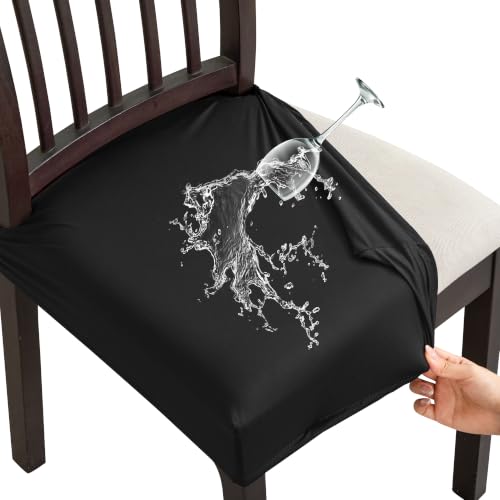 FUANGUI Dining Chair Covers Set of 2, Kitchen Chair Seat Covers - color: 02