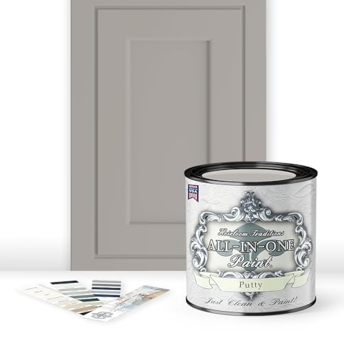 ALL-IN-ONE Paint 2 Quart Cabinet Paint Bundle - Putty - color: Putty