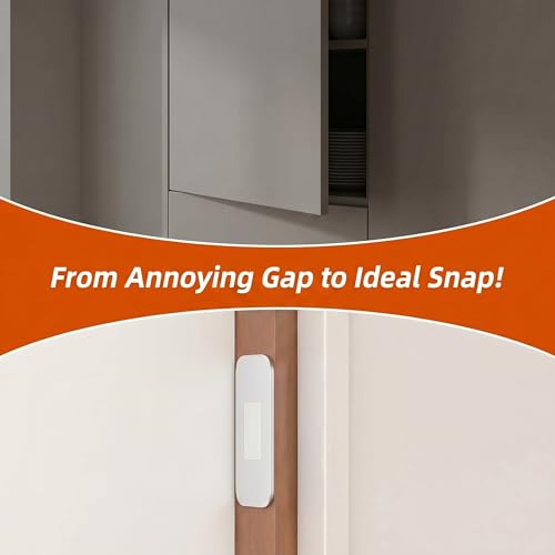 12Pcs No Drill Magnetic Cabinet Catch Ultra Thin Drawer Cupboard Latch