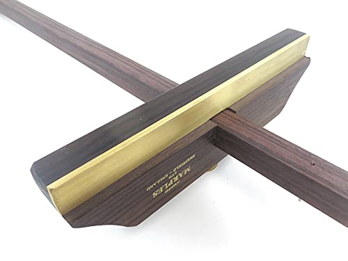 Panel Gauge with Pin and Pencil Holder Solid Rosewood