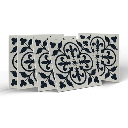 Alwayspon 12 Sheet 6x6inch 3D Thicken Foaming Board Vinyl Backsplash Marble Tiles, Self-Adhesive Peel and Stick Wall Tile Stickers Stick on Subway Tiles for Kitchen Bathroom Wall, Black Floral - color: Black Floral 2