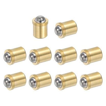 uxcell 10Pcs Stainless Steel Spring Plunger 7.5x5.5 mm Precision Ball (20N) - size: 7.5 x 5.5 mm(20N)
