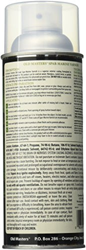 OLD MASTERS 92310 Spar Varnish, 12 oz, Satin