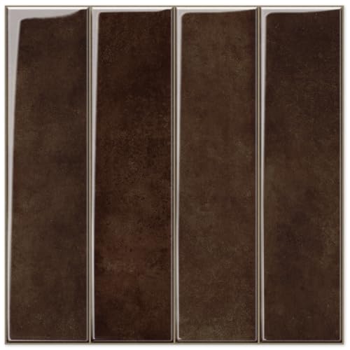 MORCART 2026 New Peel and Stick Backsplash, 10PCS 11.8"x11.8" Vintage Brown - color: Vintage Brown