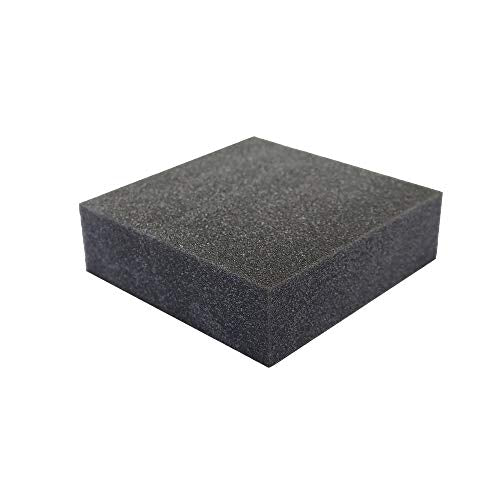 FoamRush 2" x 26" x 32" Charcoal High Density Upholstery Foam Cushion (Upholstery Sheet, Foam Padding, Seat Replacement, Chair Cushion Replacement, Square Foam, Wheelchair Seat Cushion) Made in USA - color: Charcoal Foam, size: 2" x 26" x 32"