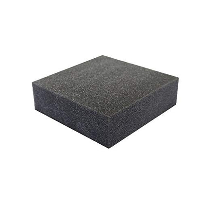 FoamRush 4" x 16" x 44" Charcoal High Density Upholstery Foam Cushion (Upholstery Sheet, Foam Padding, Seat Replacement, Chair Cushion Replacement, Square Foam, Wheelchair Seat Cushion) Made in USA - color: Charcoal Foam, size: 4" x 16" x 44"