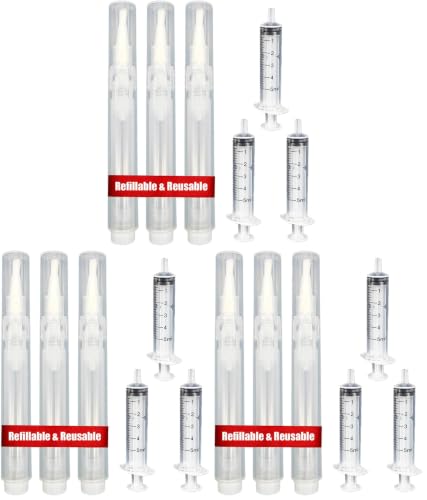 Touch Up Paint Pen, 9 Pack, Refillable Empty Brush Pen - size: Small (Pack of 3)