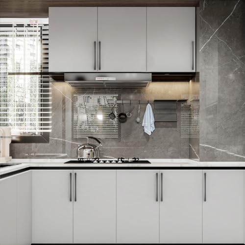 Asidrama 10 Pack 12.6 inch Matte Black Kitchen Cabinet Handles - color: Matte Black, size: 12.6" Hole Center(320mm)